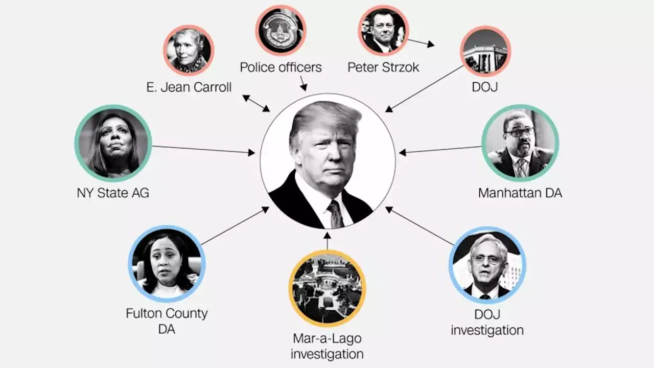 Notable legal clouds that still hang over Donald Trump