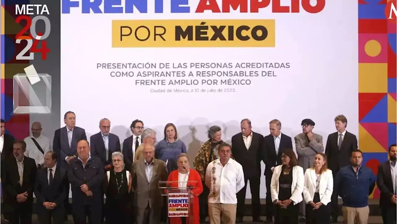 Fechas del Frente Amplio por México para elegir candidato presidencial