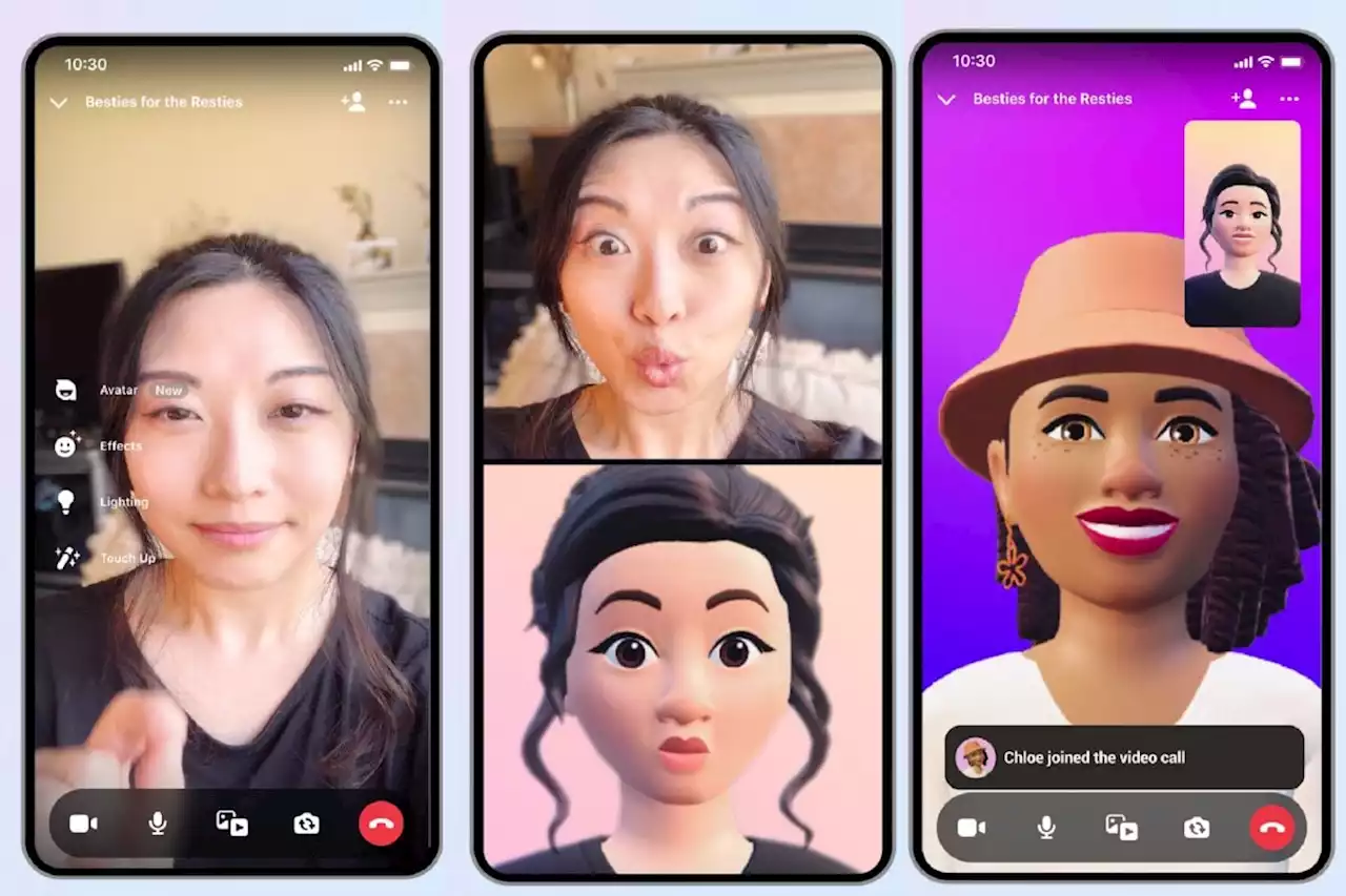 Facebook adding live avatar video calling to Instagram and Messenger