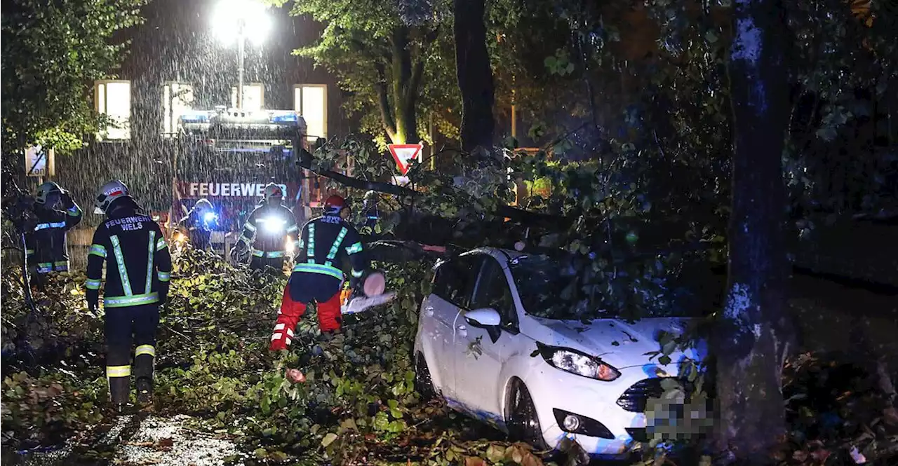 Sturm fegte mit Spitzen bis zu 123 km/h übers Land