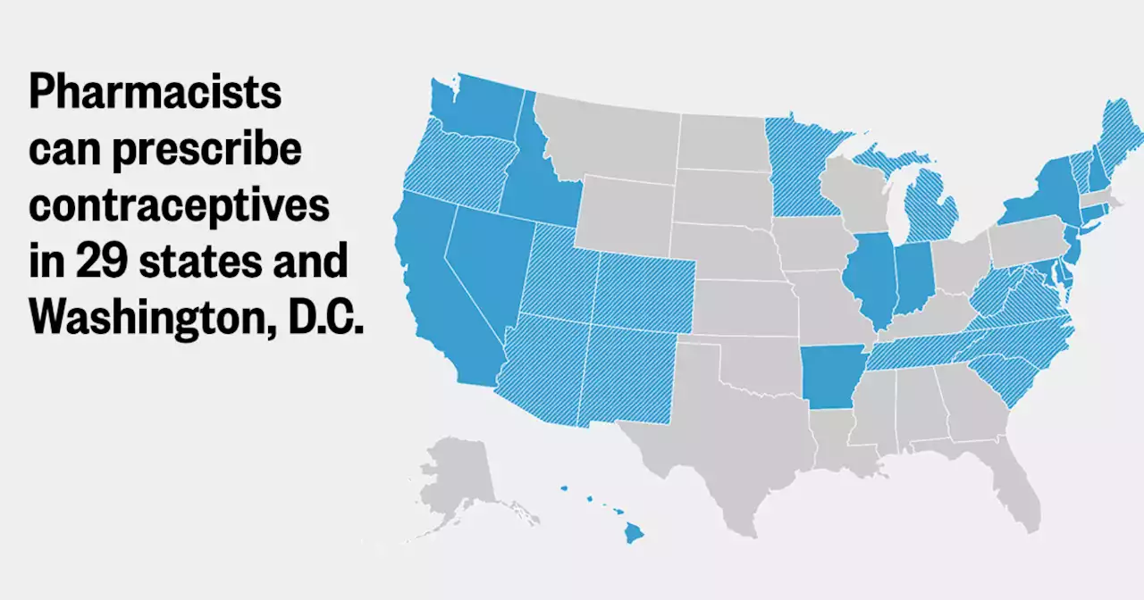 Map: Where you can get birth control from a pharmacist without a doctor's prescription