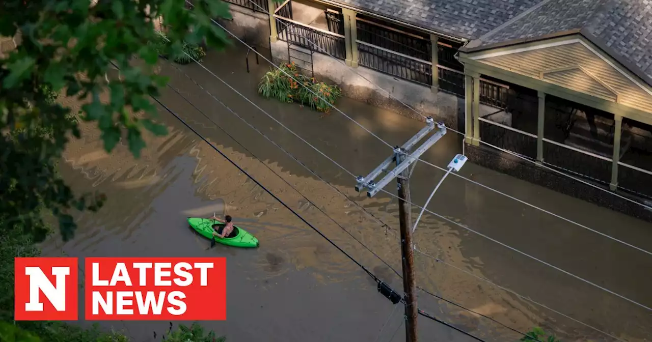 Truck swept away in Vermont flooding before hitting bridge, video shows