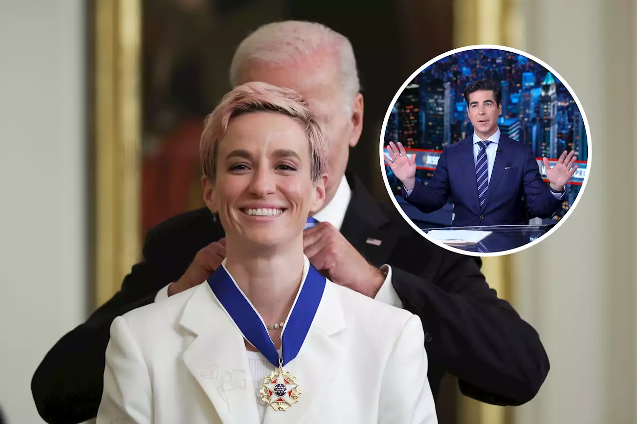 Fox host says some think he's better for women's sports than Megan Rapinoe