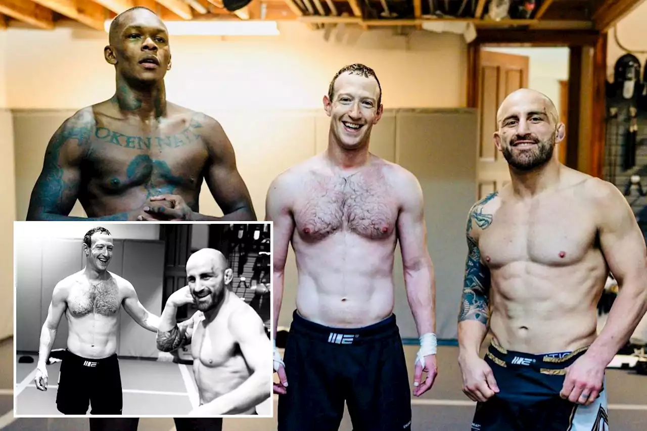 Mark Zuckerberg posts photo of himself looking ripped alongside MMA fighters