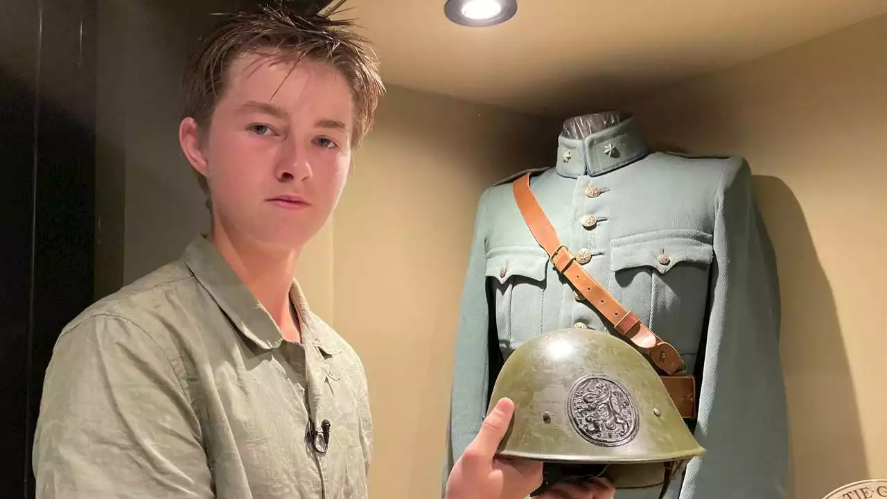 Geert (16) verzamelt oorlogsspullen en heeft zijn eigen museum ingericht