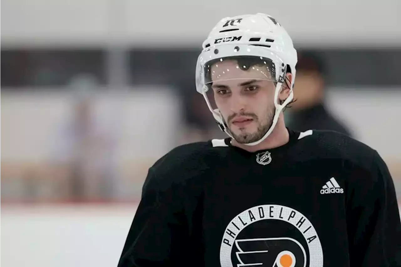 Alexander Tertyshny hopes he made his dad proud with ‘dream’ week at Flyers camp