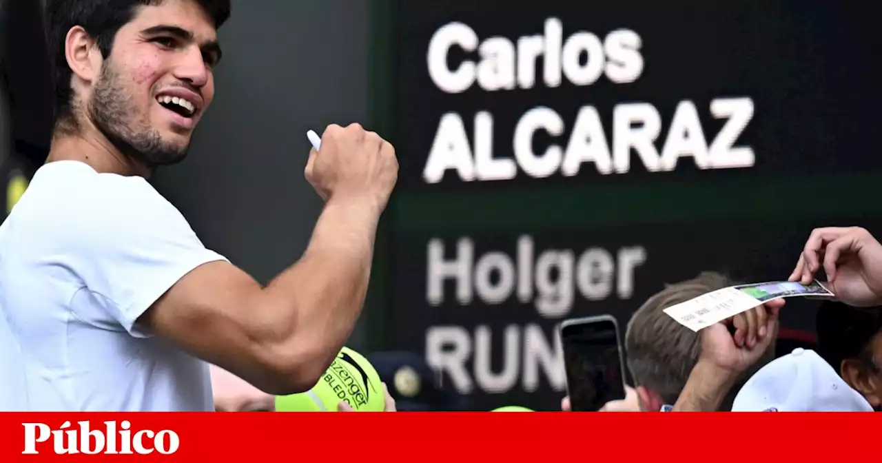 Carlos Alcaraz também bate recordes em Wimbledon