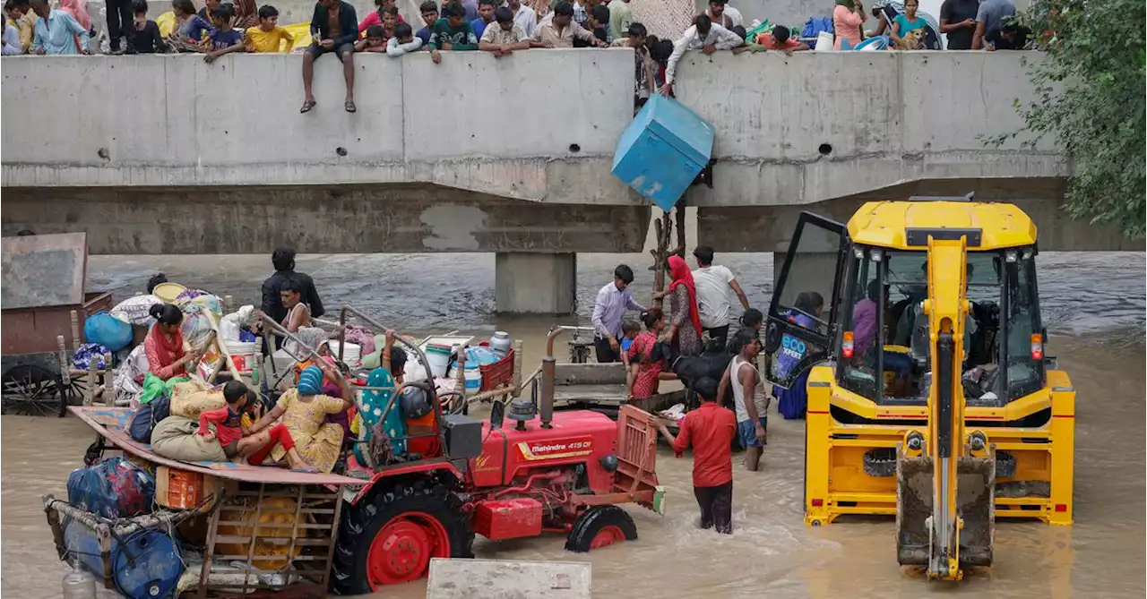 New Delhi evacuates hundreds over risk of flooding after record rainfall