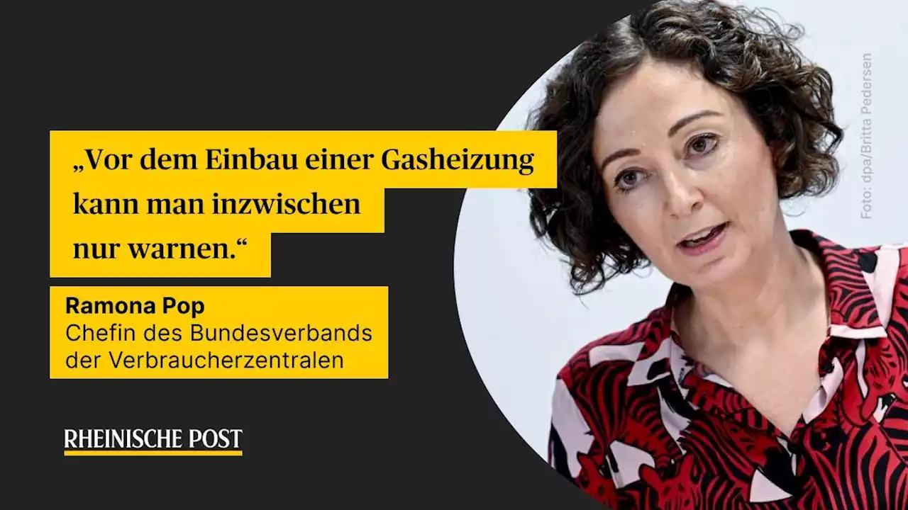 Chefin der Verbraucherzentralen: „Vor einer Gasheizung kann man nur warnen“