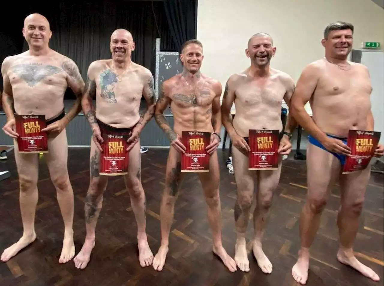 Tickets on sale for Telford's 'Full Monty' as lads get ready to bare all for charity