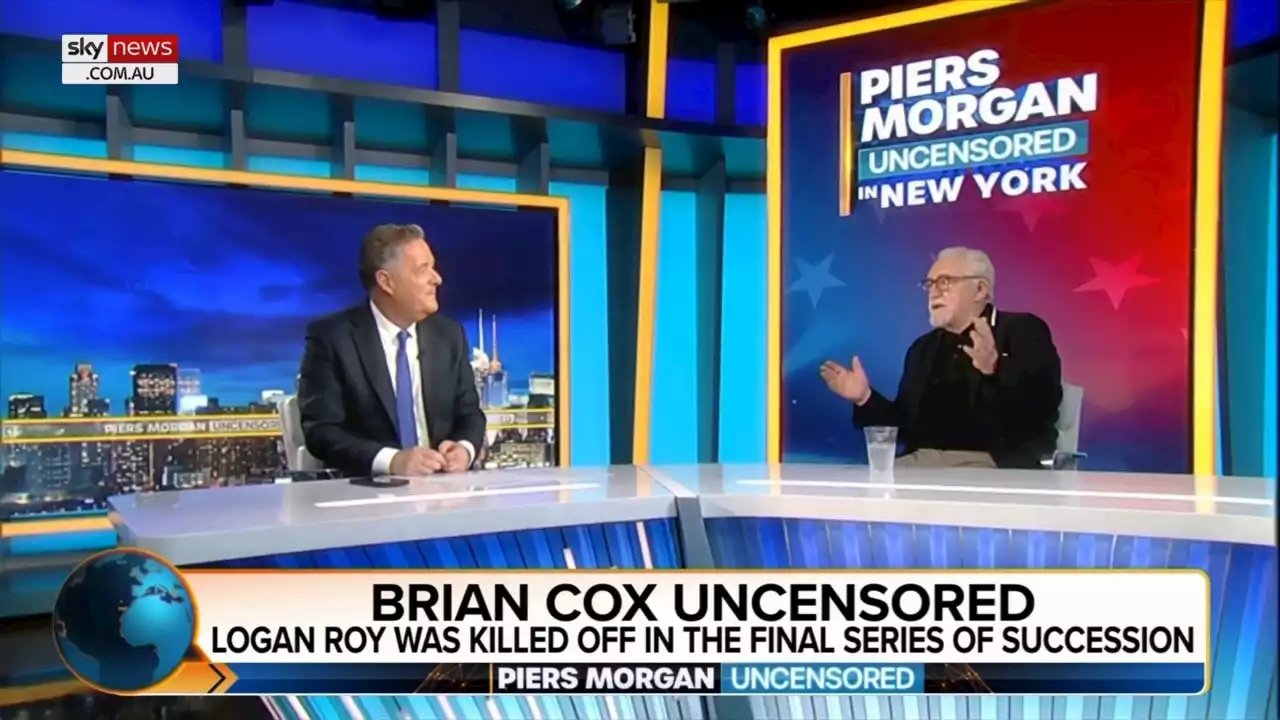 &#8216;Succession&#8217; star Brian Cox speaks with Piers Morgan about his fame after the show