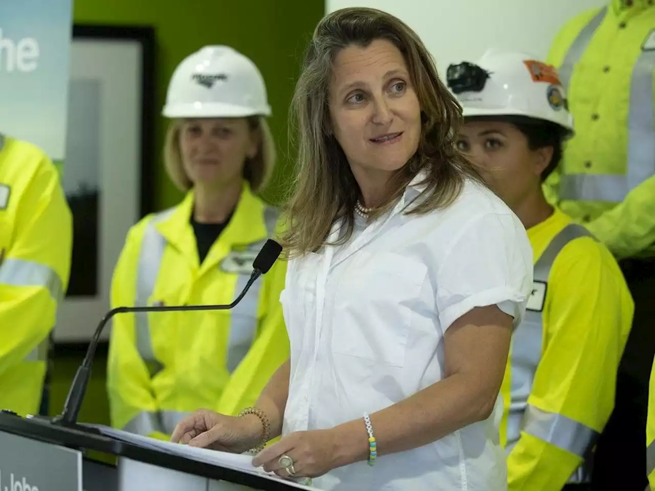 Freeland's 'patience is wearing pretty thin' with Vancouver port strike