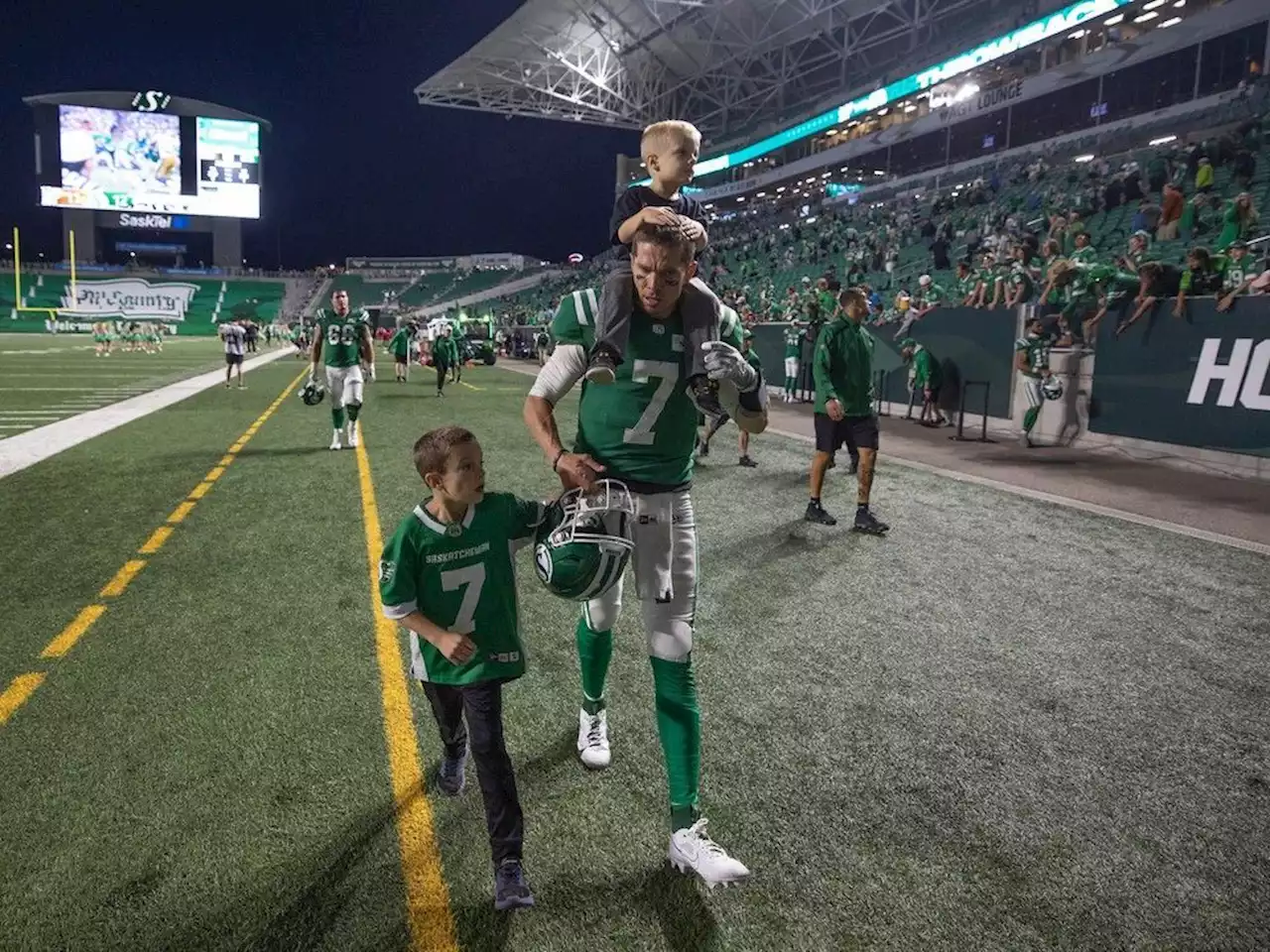 Roughriders’ QB Trevor Harris reflects on 100 career CFL starts