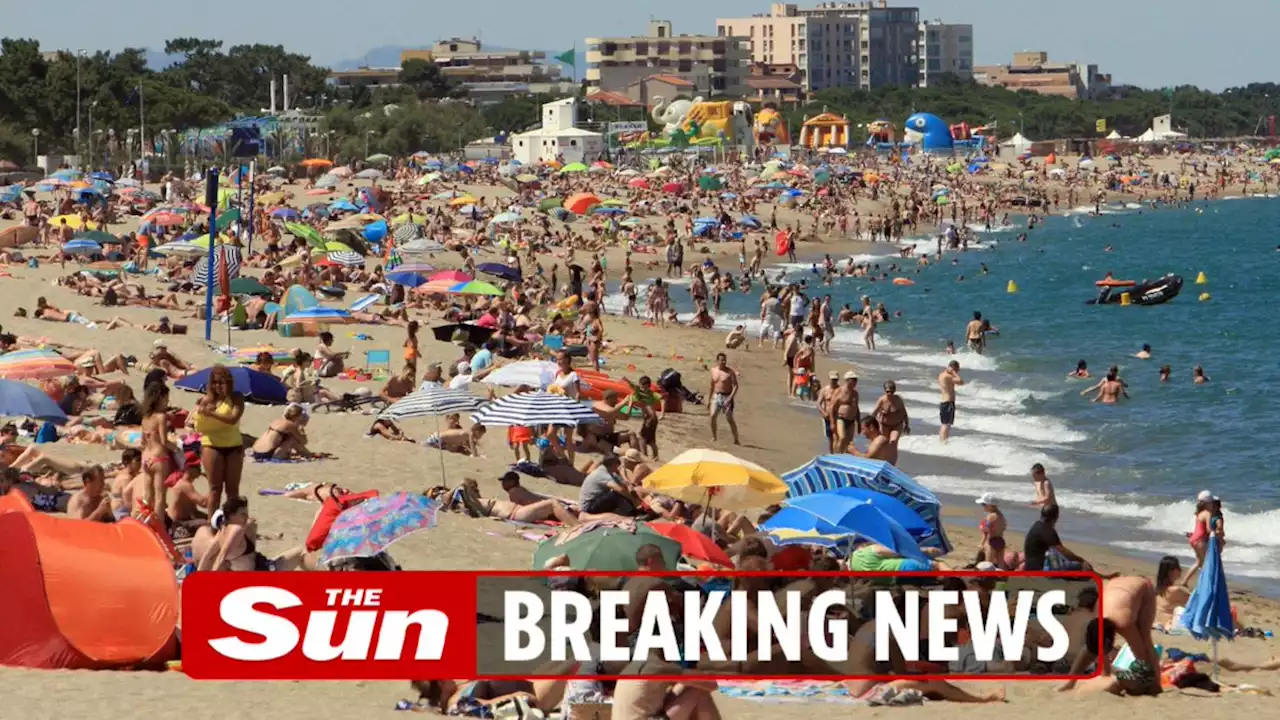 France weather warning as deadly 45C heatwave & severe thunderstorms hit Europe