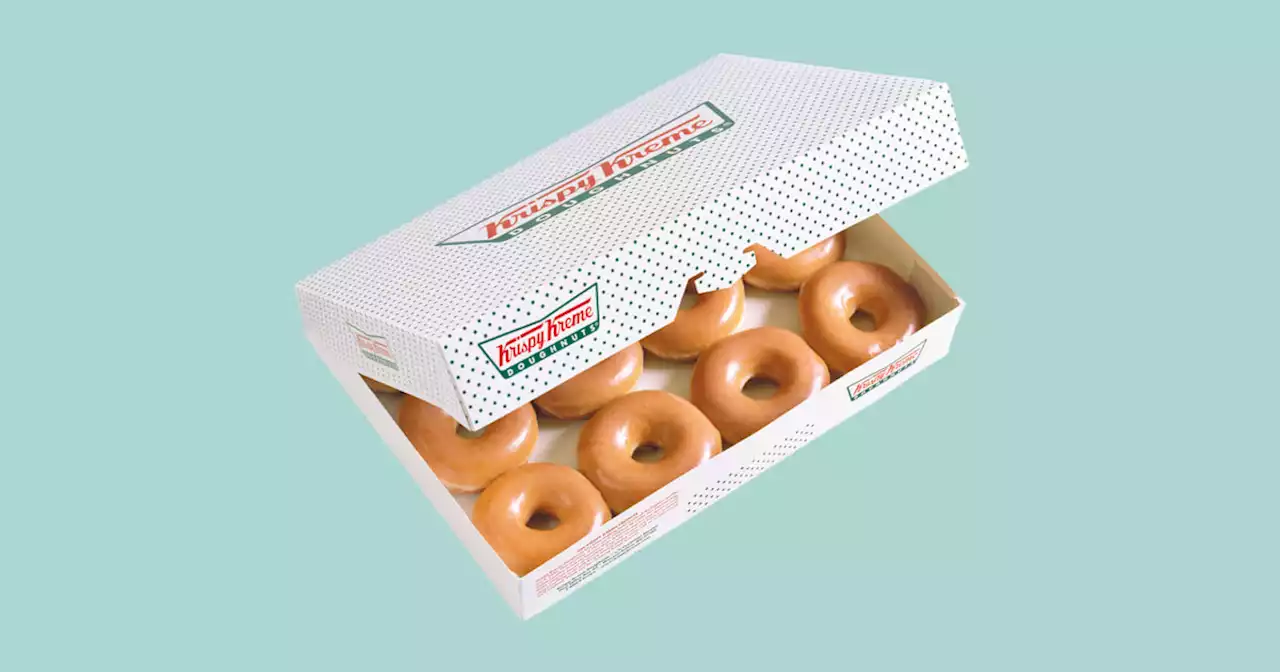 Krispy Kreme is selling a dozen doughnuts for 86 cents — but only for one day