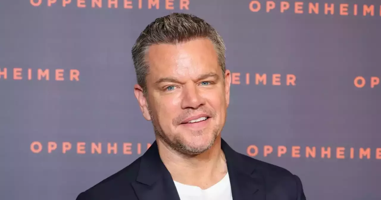 Matt Damon was joined by his daughters at Paris premiere of