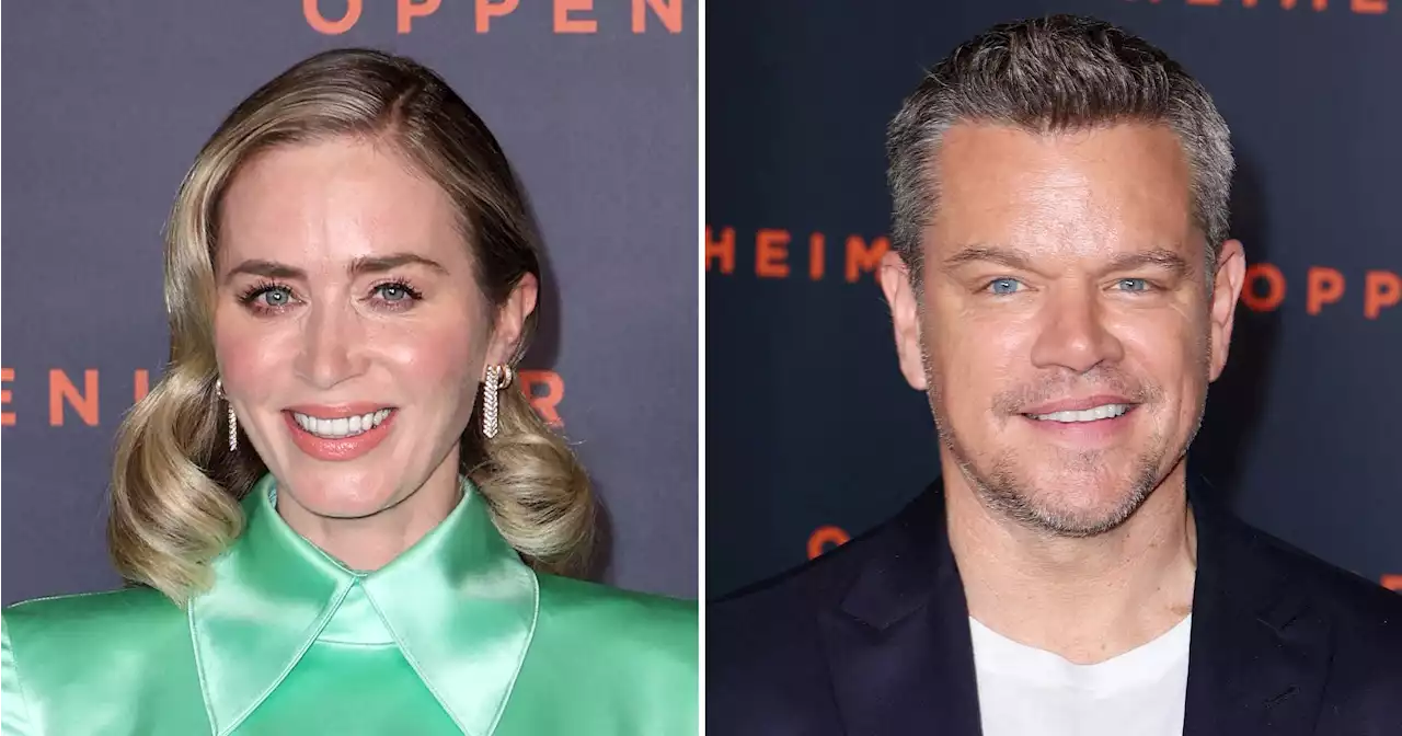 Emily Blunt Reveals Her 2 Daughters ‘Worship’ Matt Damon's Kids