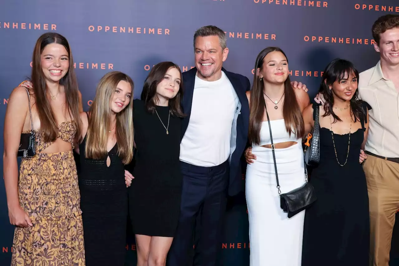 Matt Damon’s Daughters Made a Rare Red Carpet Appearance