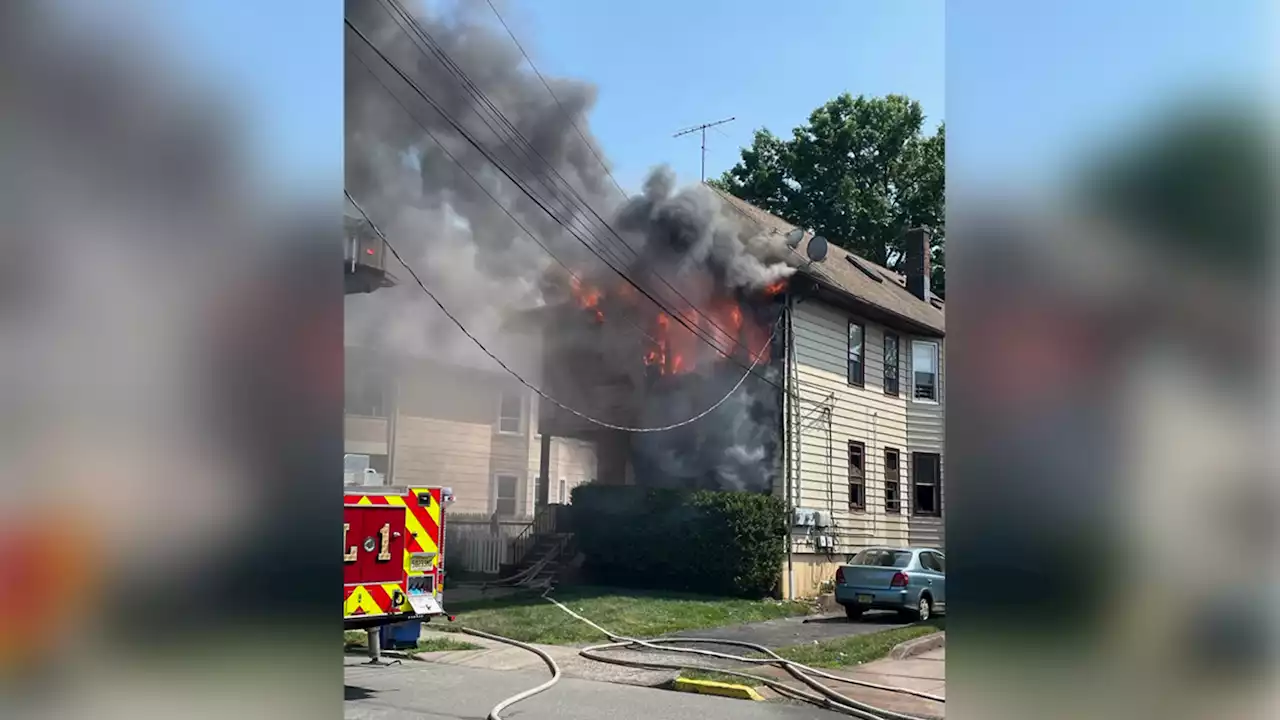 At least 4 firefighters injured battling house fire in Passaic, NJ