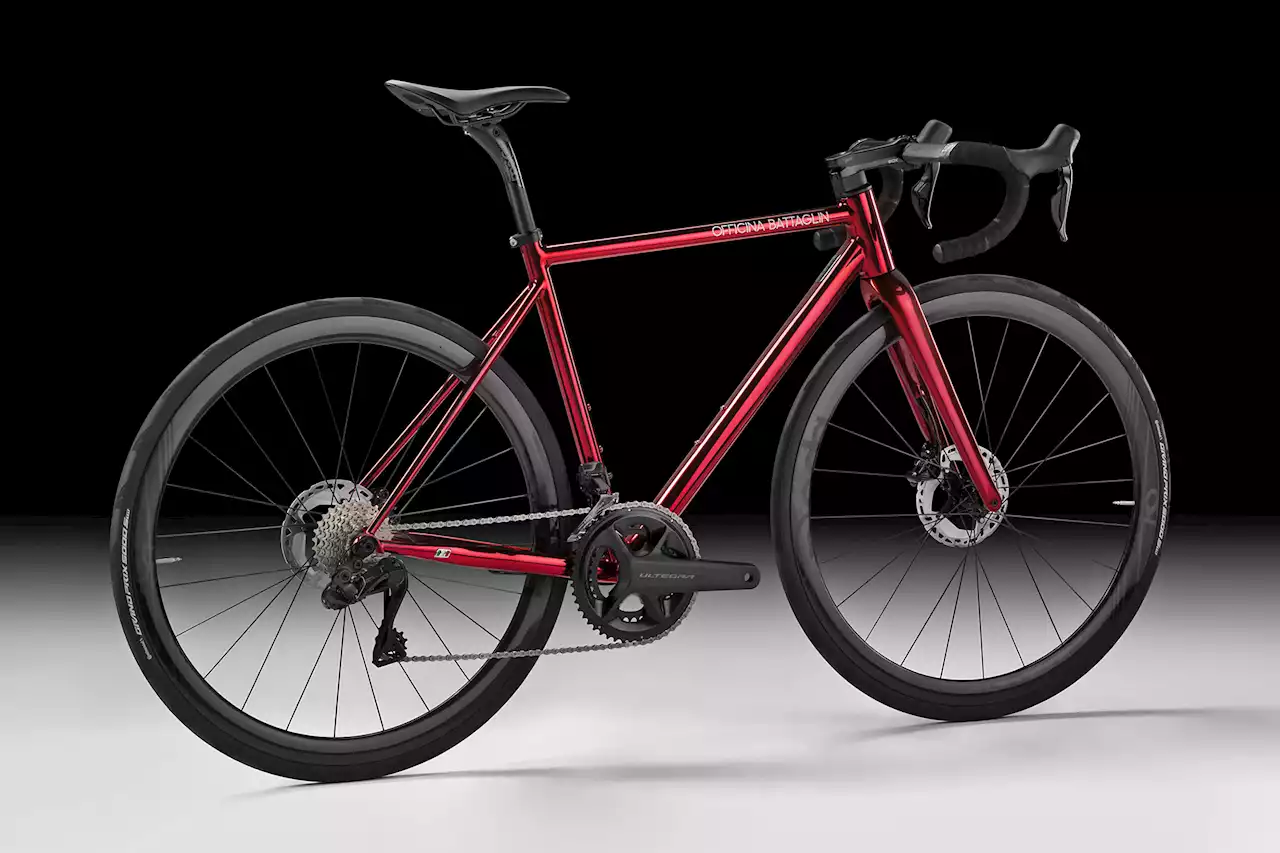 The Grand Tour, Battaglin's 1st Custom Italian Steel Endurance Road Bike Fits All-Road Tires