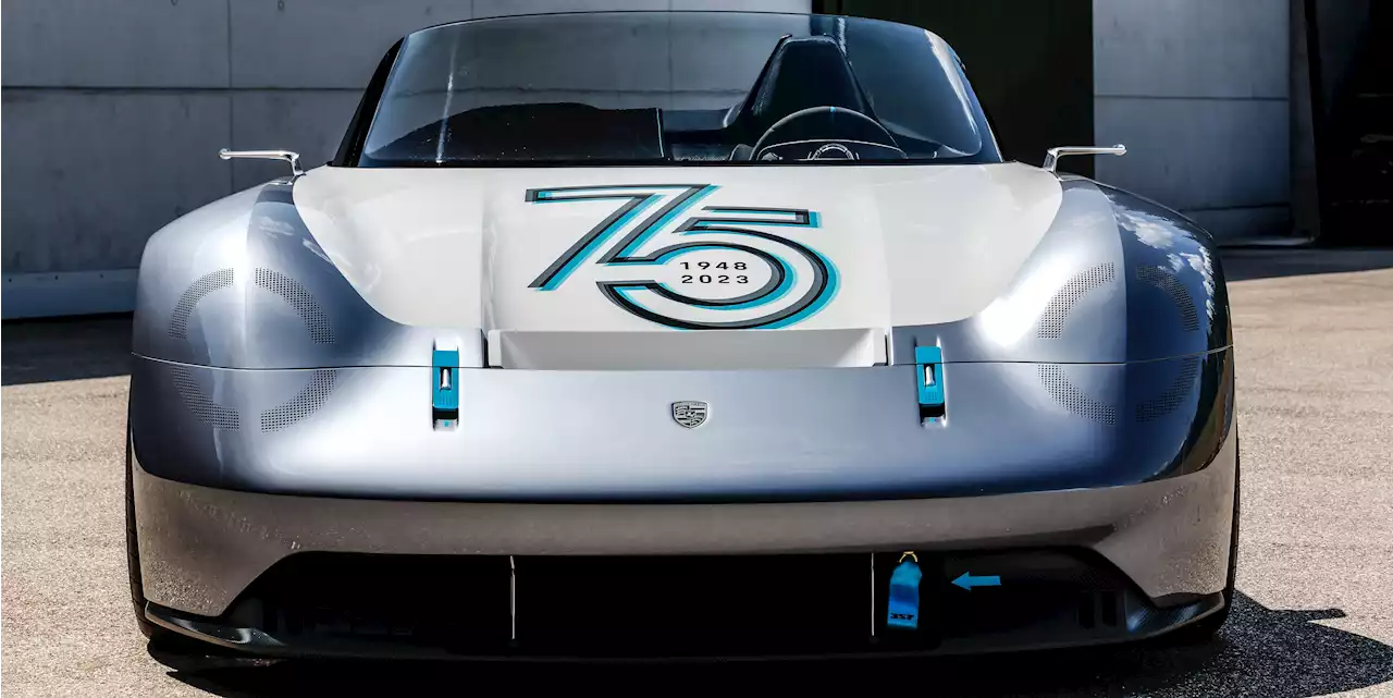 1073-HP Porsche Vision 357 Speedster Loses Roof, Gains Electric Power