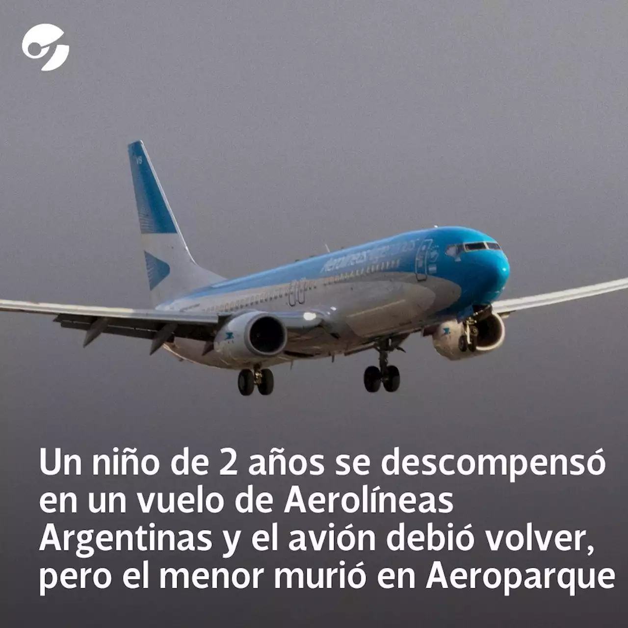 Un niño de 2 años se descompensó en un vuelo de Aerolíneas Argentinas y el avión debió volver, pero el menor murió en Aeroparque