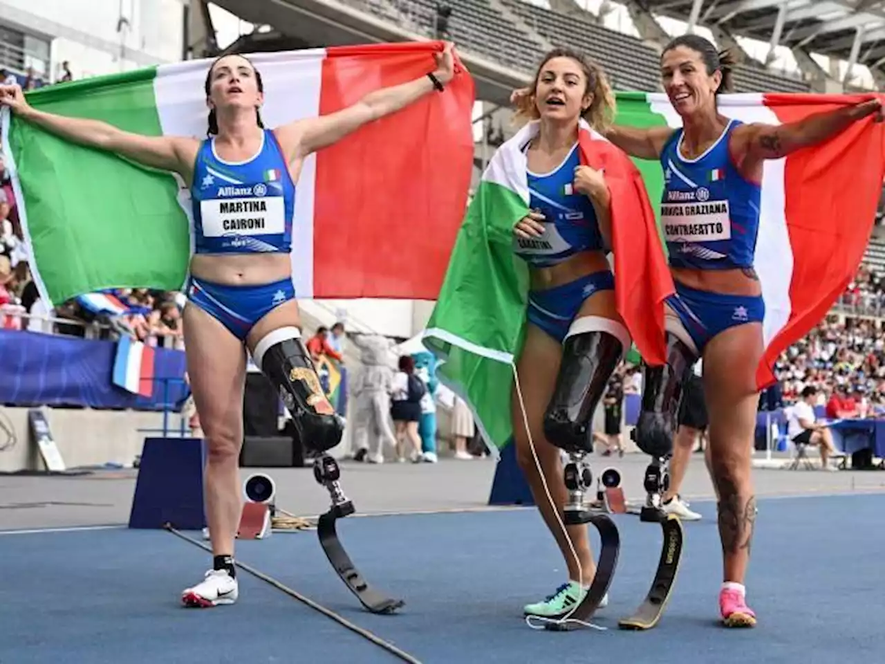 Mondiali paralimpici, tripletta Italia nei 100 metri femminili. Oro e record del mondo per Sabatini