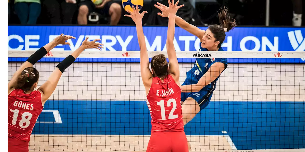 VNL: il sogno delle azzurre si infrange nei quarti con la Turchia