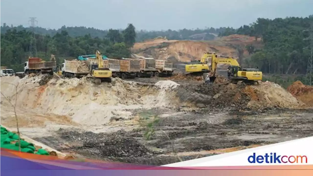 Material buat Bangun Akses Jalan Tol ke IKN Tiba di Balikpapan