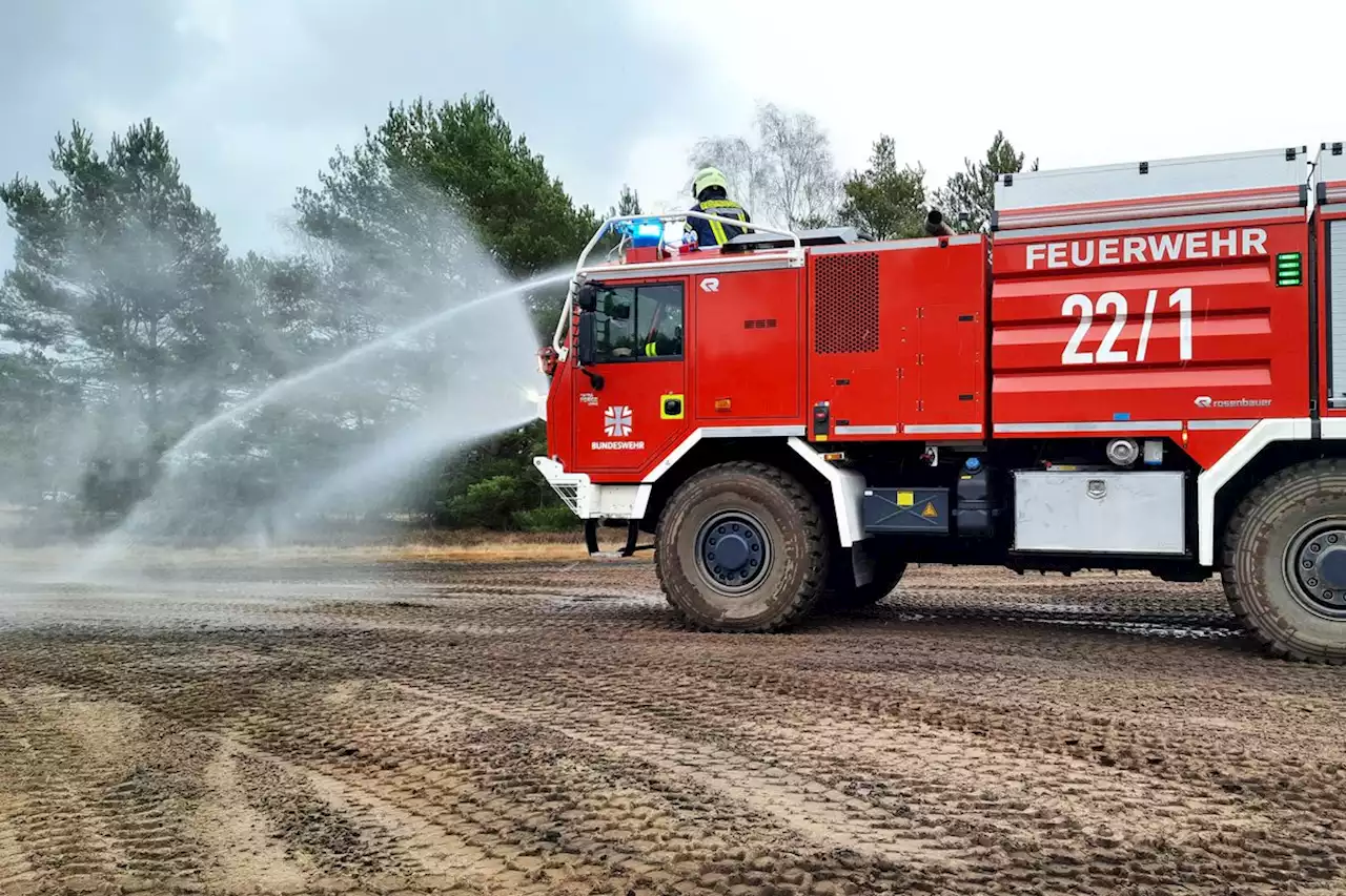 Geländegängiges Waldbrandlöschfahrzeug in Dienst gestellt