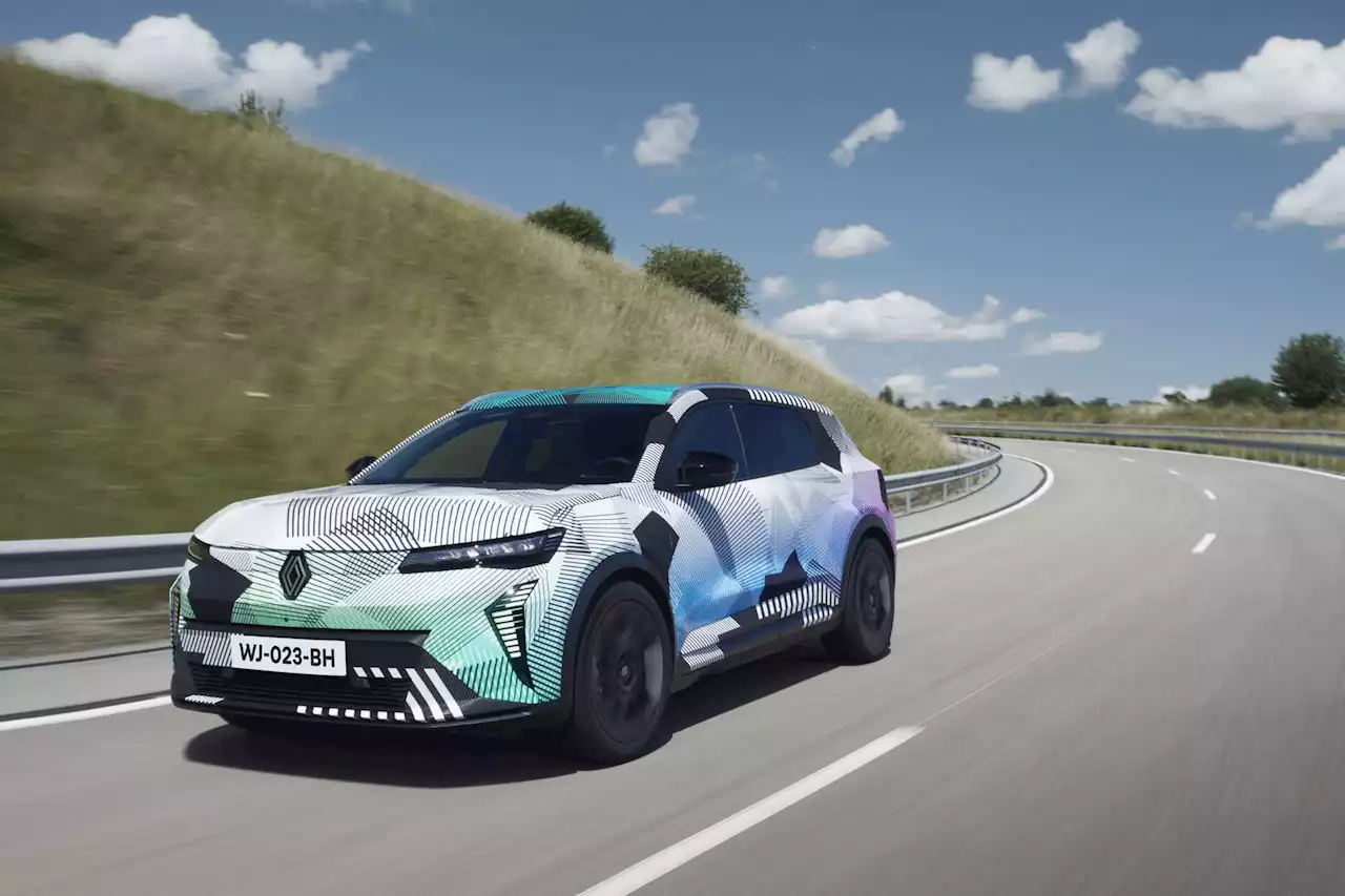 Renault dévoile les premières images du Renault Scénic E-Tech 100 % électrique