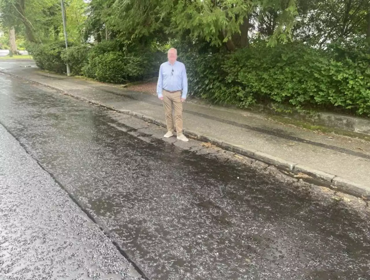 'It was a concern': Road that was plagued with potholes repaired