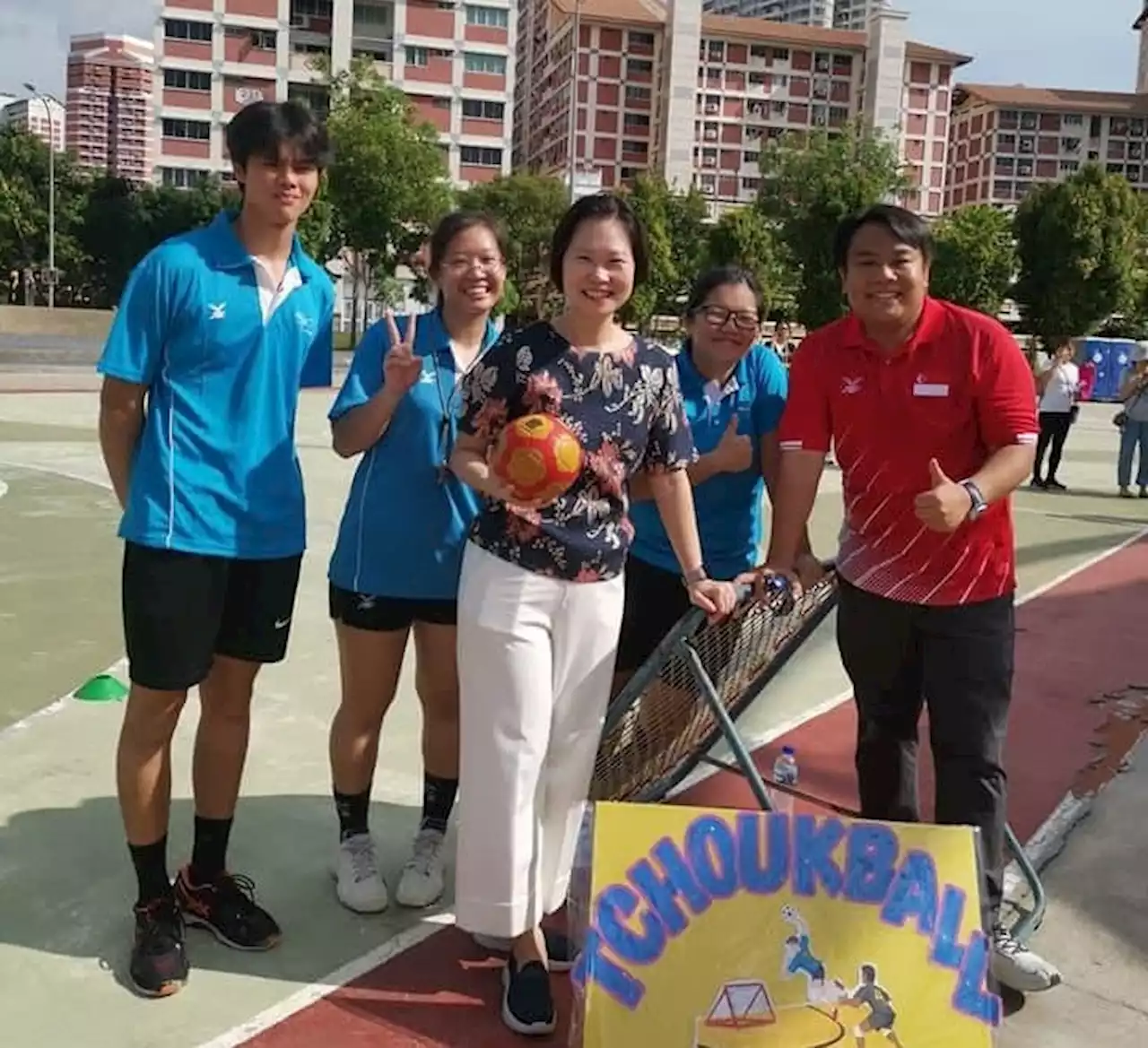 Gan Siow Huang lends support to Team Singapore ahead of World Youth Tchoukball Championship - Singapore News