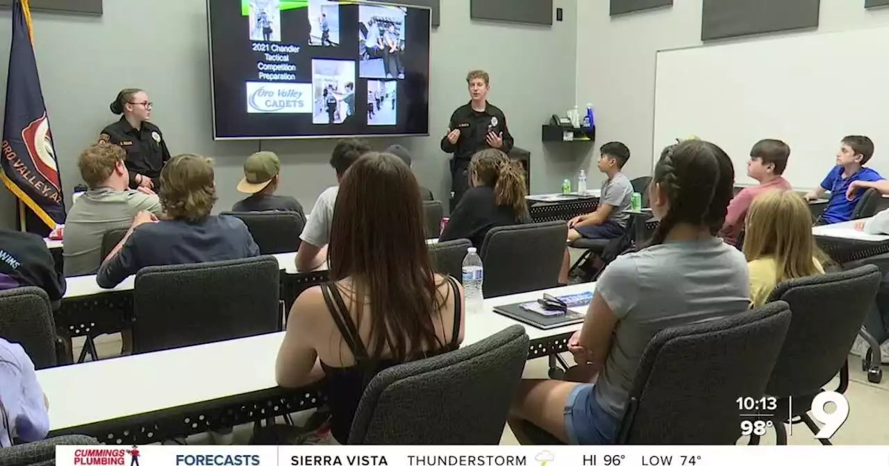 Oro Valley Police Department Teen Academy teaches kids about law enforcement's jobs