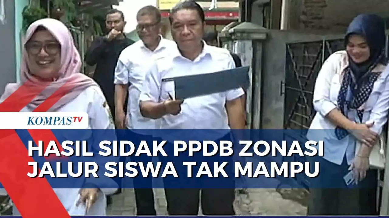 Sidak PPDB Zonasi, PJ Gubernur Banten Temukan Siswa Layak Ikut Jalur Afirmasi