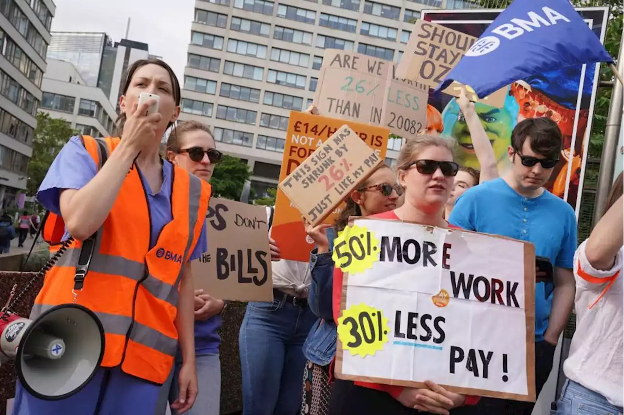 Tens of thousands of doctors in England start ‘longest’ strike in health system’s history