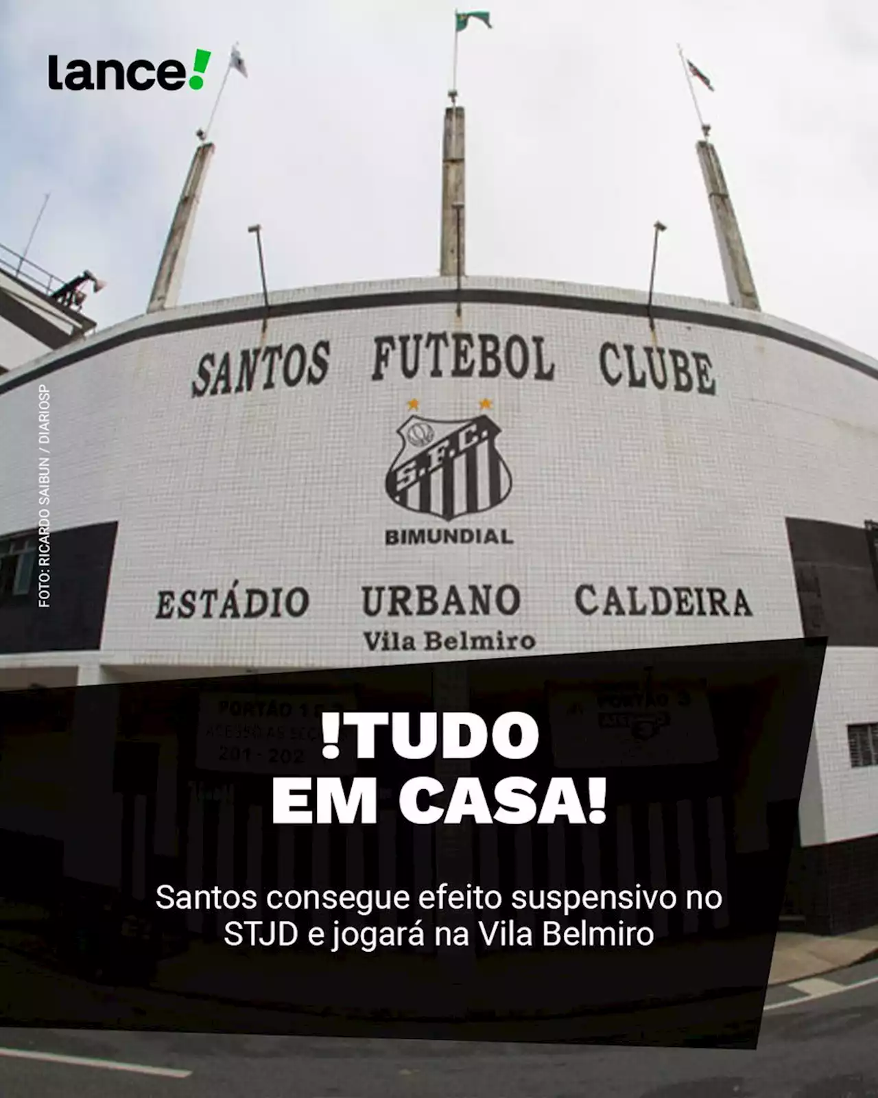 Santos consegue efeito suspensivo parcial no STJD e jogará na Vila Belmiro