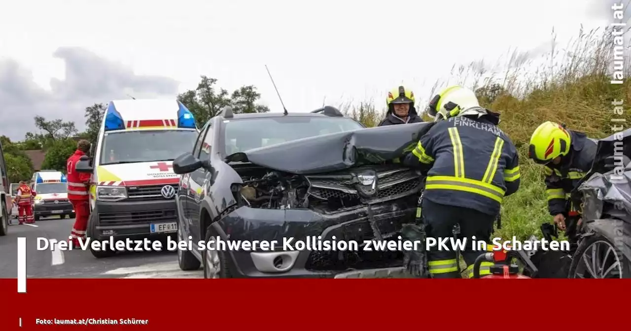 Drei Verletzte bei schwerer Kollision zweier PKW in Scharten | laumat|at