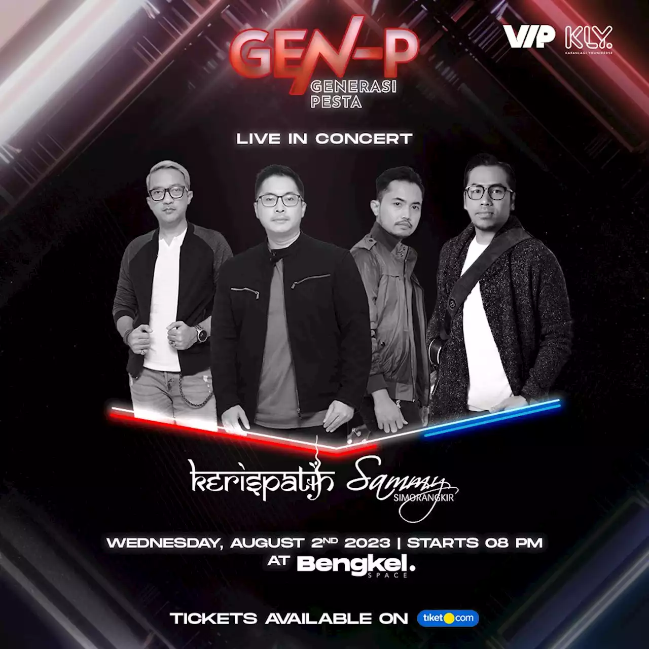 Tiket GEN P Vol. 1: Kerispatih + Sammy Simorangkir Harga Promo - tiket.com