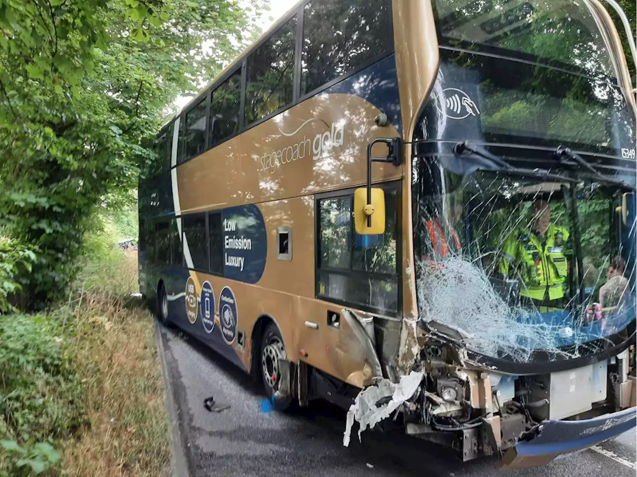 Bus driver jailed after falling asleep behind the wheel and causing crash