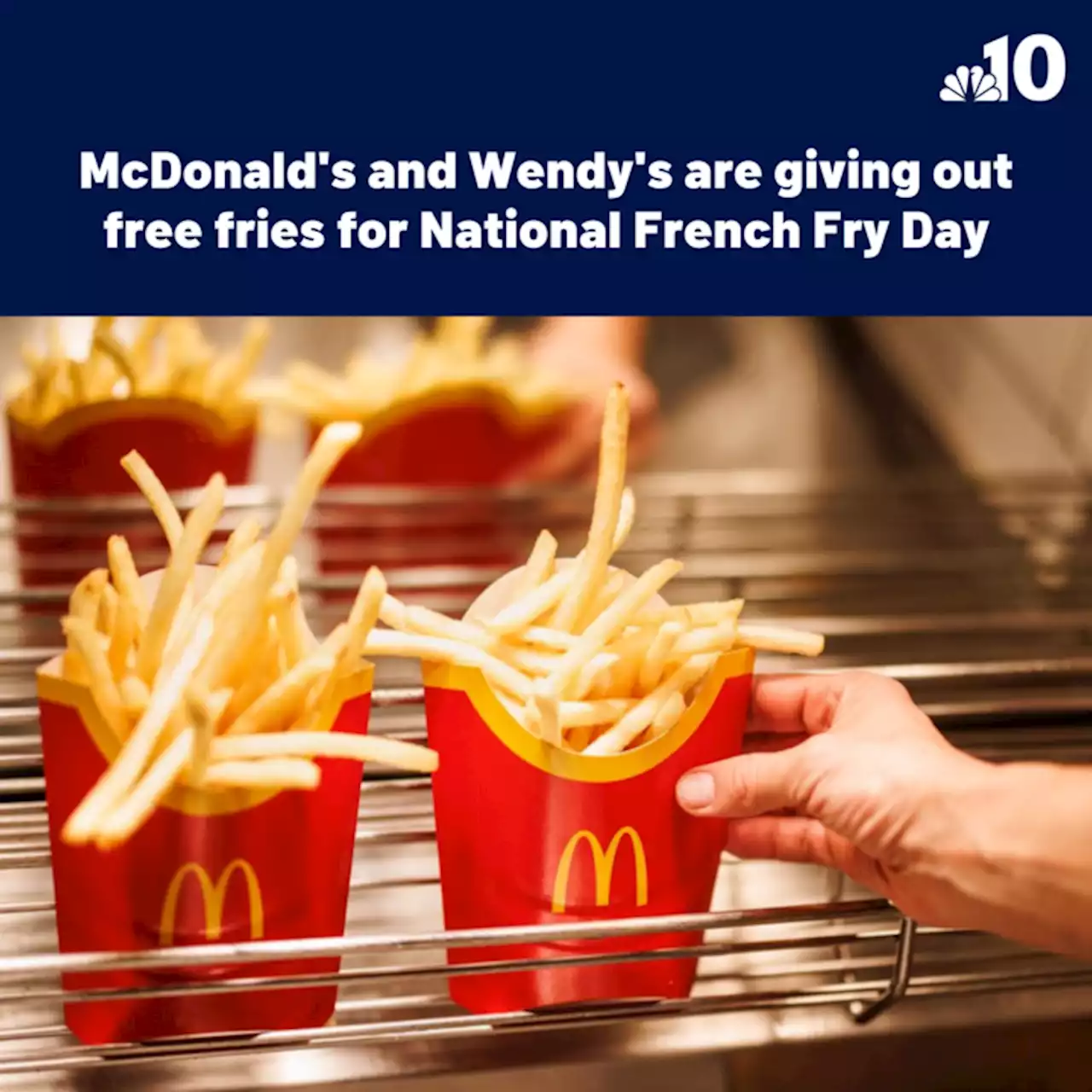 How to get free fries on National French Fry Day