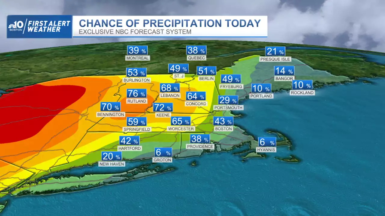 Additional rainfall coming to New England — including in waterlogged Vermont