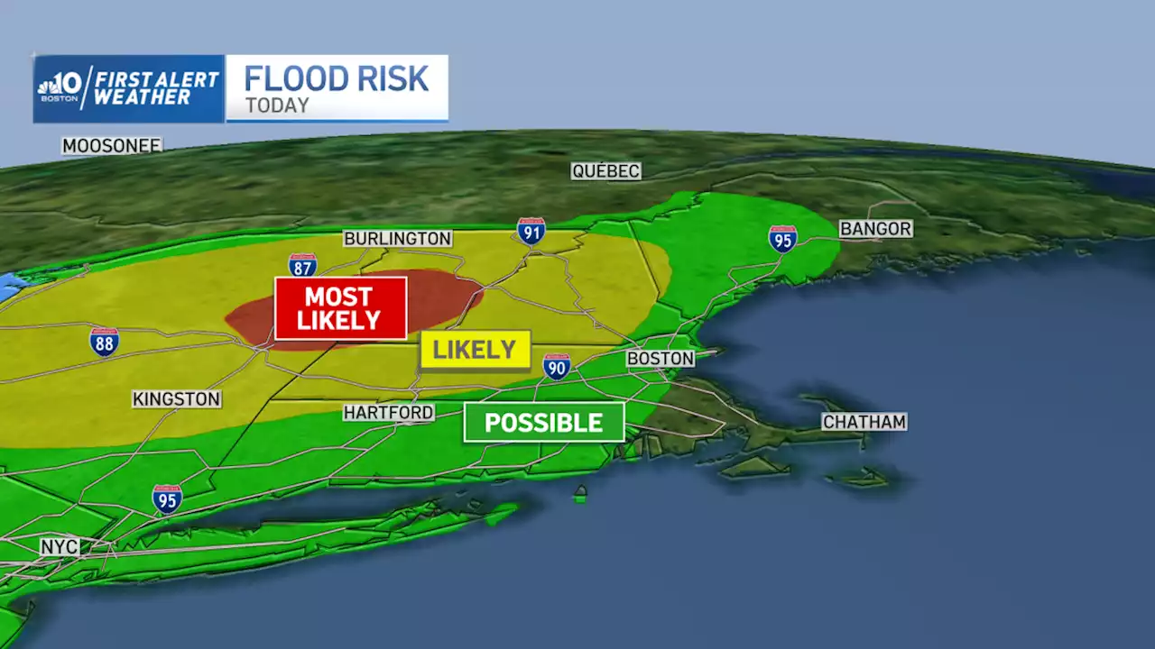 FIRST ALERT: Thunderstorms, flooding rain threaten New England — beginning in Vermont