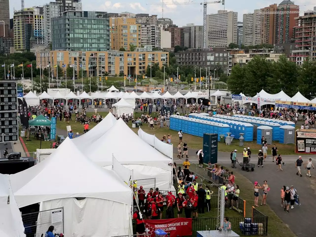 Safety first: Bluesfest monitoring weather hour by hour Thursday