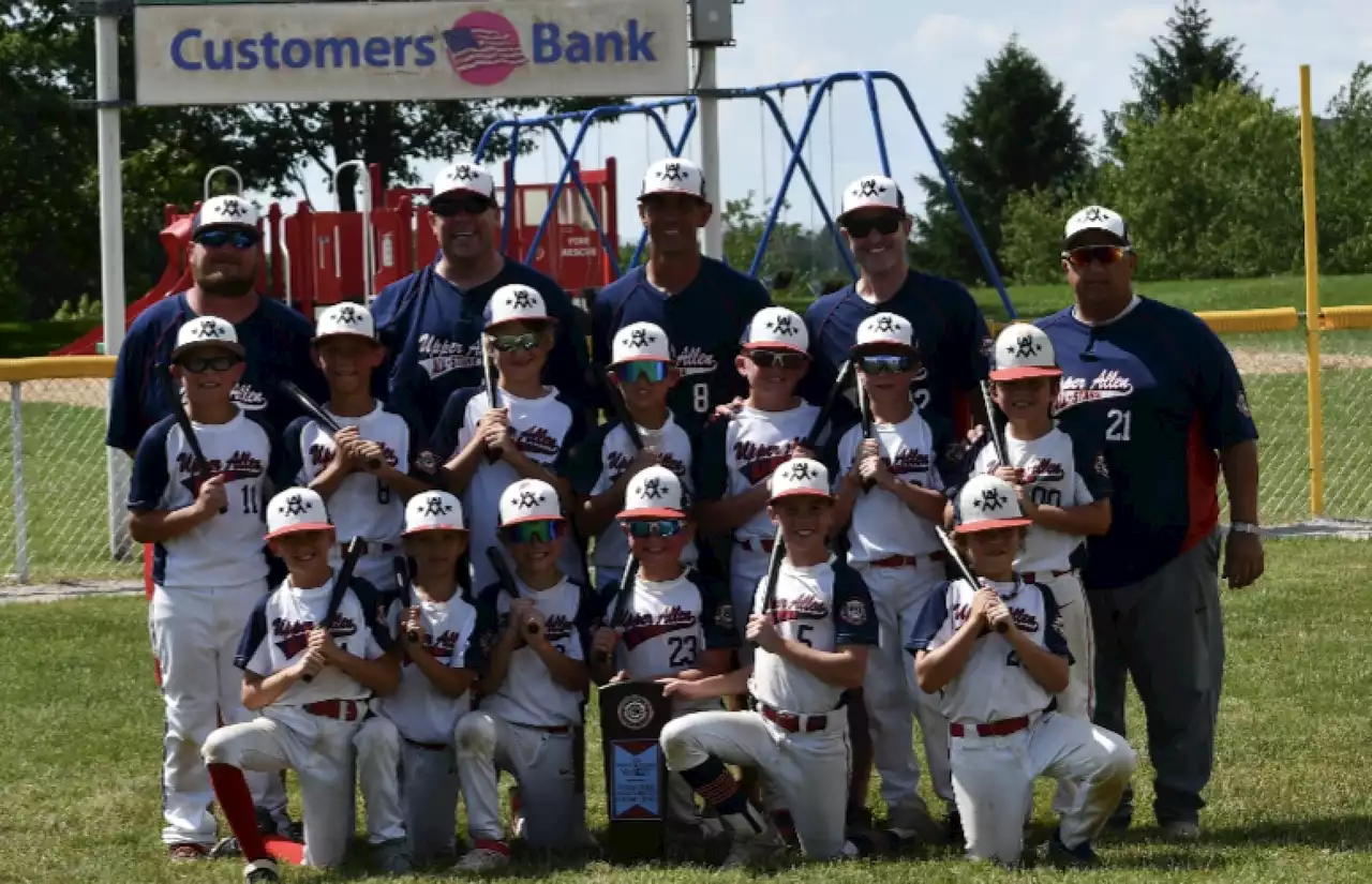 After winning second consecutive state title, Upper Allen Mechanicsburg Baseball 9U Cal Ripken team battling in regional