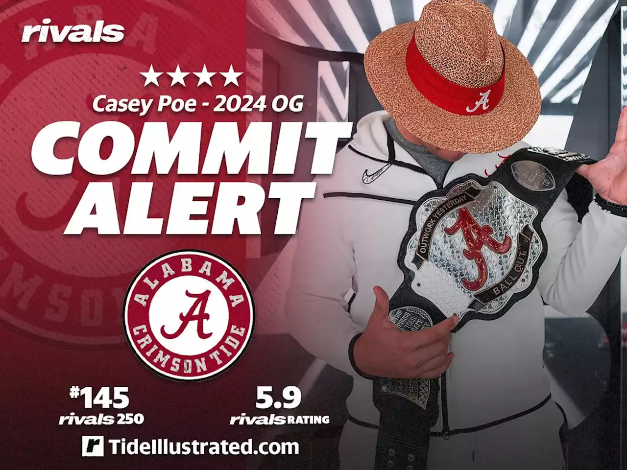 Rivals250 OL Casey Poe goes in-depth on Alabama commitment - Rivals.com