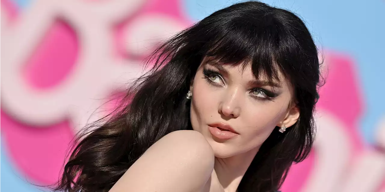 Dove Cameron Hit the LA Barbie Premiere in a Curve-Hugging Gown and Fresh Bangs