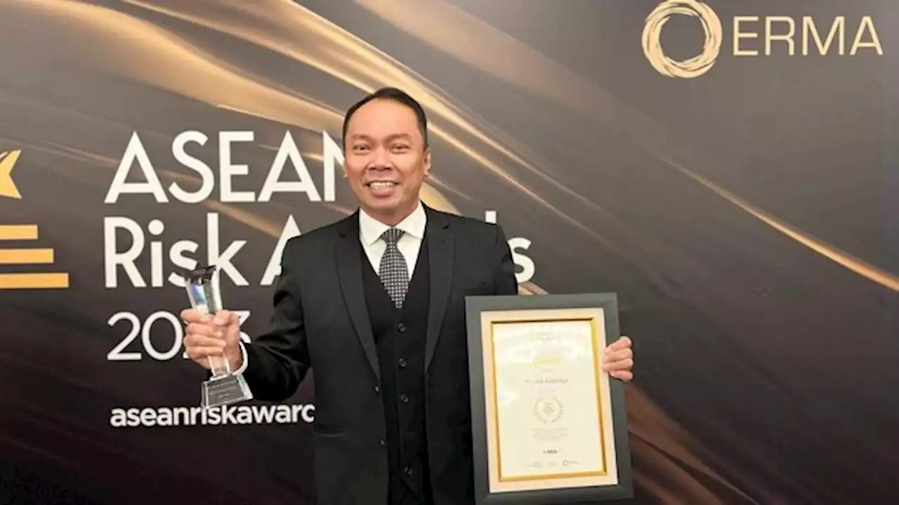 Dirut Jasa Raharja Rivan A. Purwanto Raih Risk Professional of The Year 2023