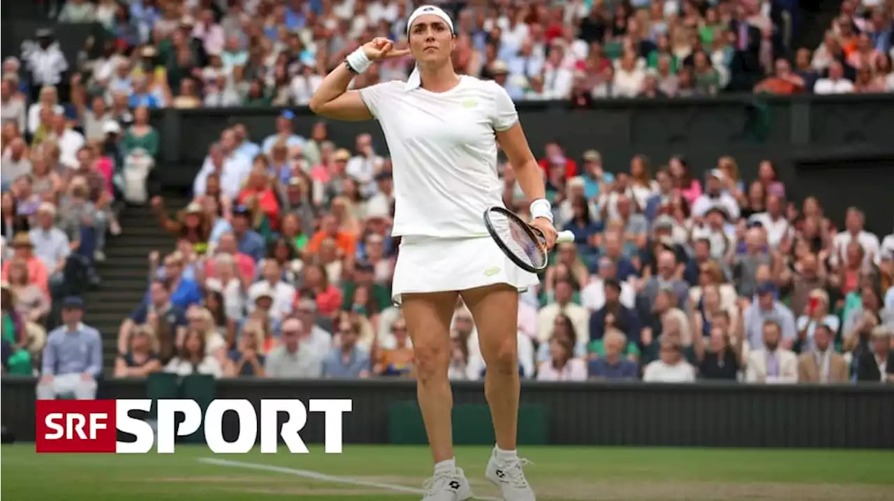 Wieder im Wimbledon-Final - Wende gegen Sabalenka: Jabeur zeigt erneut ihr Kämpferherz