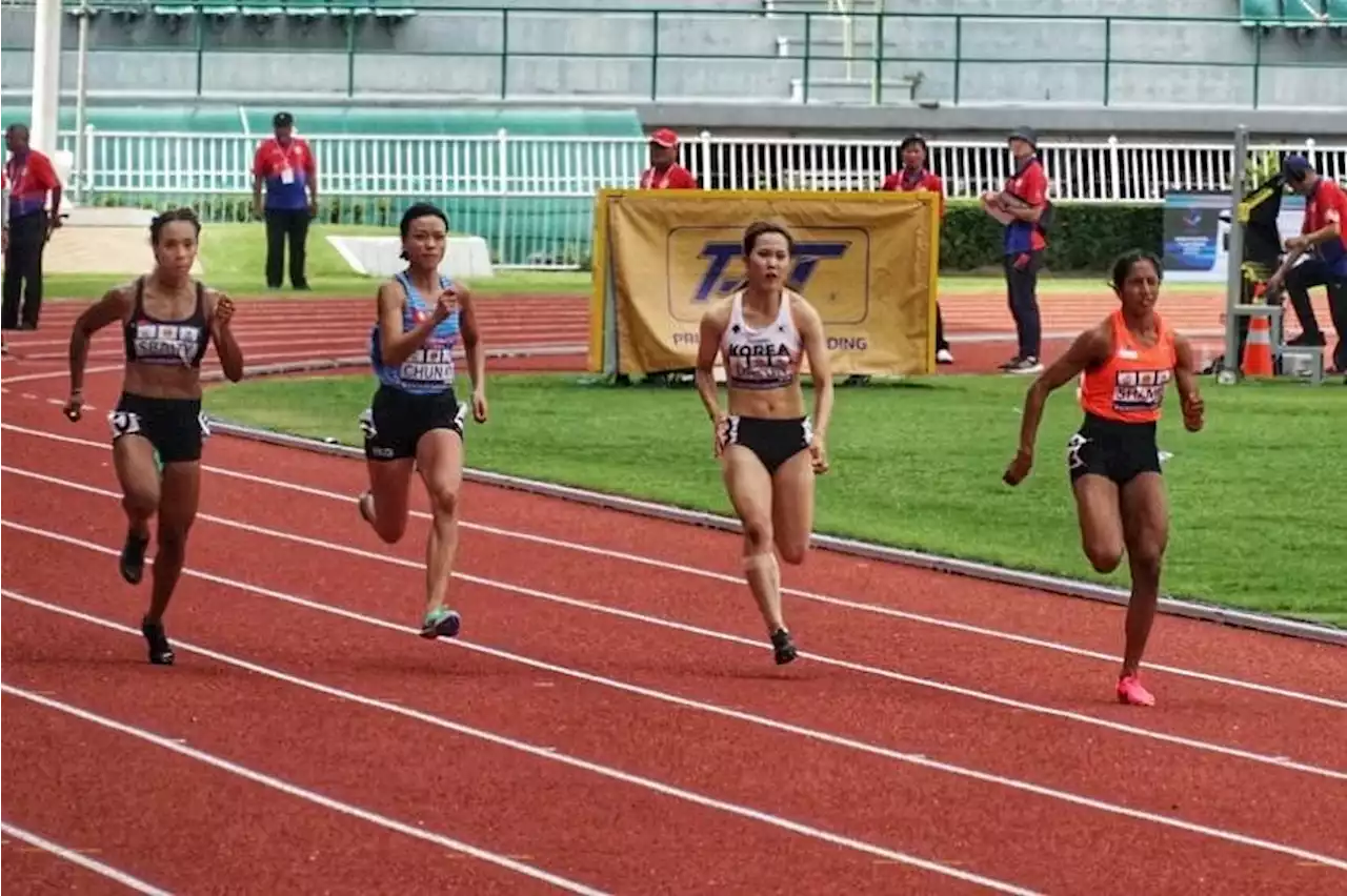 Shanti Pereira clocks 11.50sec to reach semis of Asian Athletics Championships